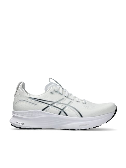Asics Men's GEL-KAYANO 32 White Pure Silver Running Shoes
