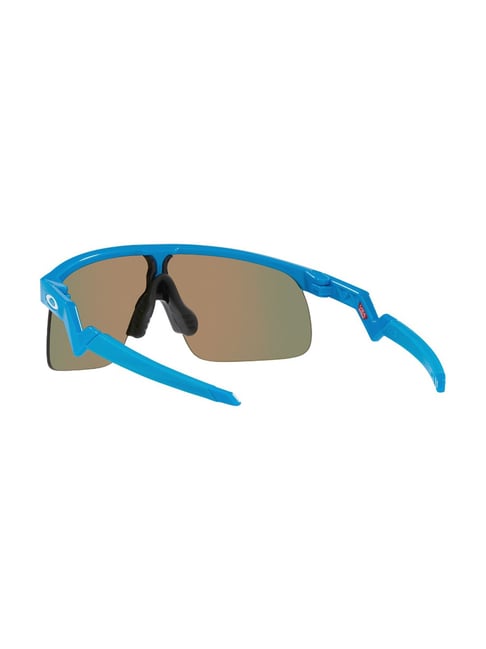 Oakley Junior Red UV Protection Rectangular Sunglasses for Boys