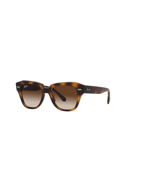 ロサンゼルス Ray-ban State street RB2186 901/71 49-20 Black in stock