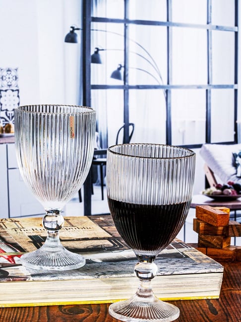 Goodhomes Clear Wine Glass - Set of 6 (320 ml)-picture-41