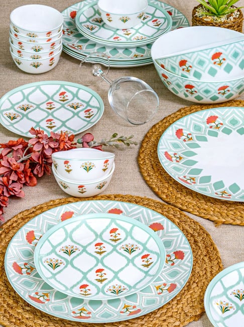 Goodhomes White Opalware Dinner Set