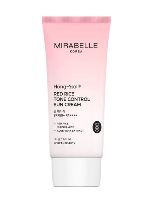 mirabelle MIRABELLA Korea Red Rice Tone Control Sun Cream SPF 50+ PA++++ - 50 gm-picture-18