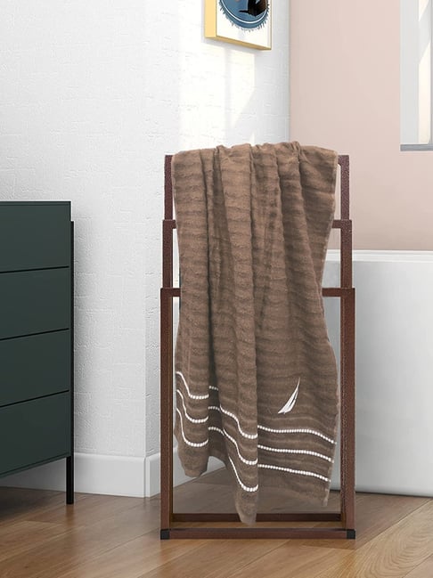 Nautica Oasis Beige Bamboo Cotton High Absorbency Bath Towel