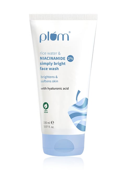 Plum Rice Water & 2% Niacinamide Simply Bright Face Wash - 150 ml