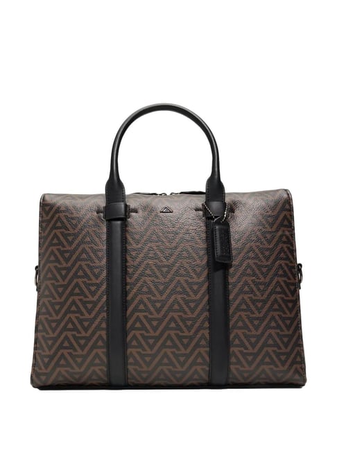 Aldo Brown Printed Messenger Bag