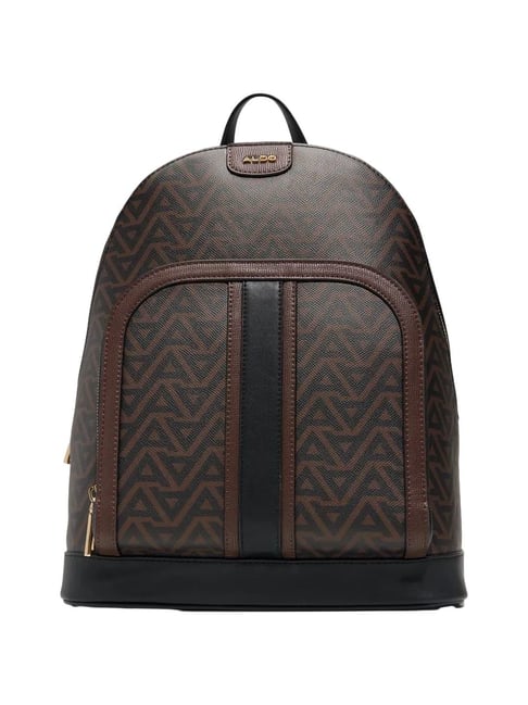 Aldo Brown Printed Backpack