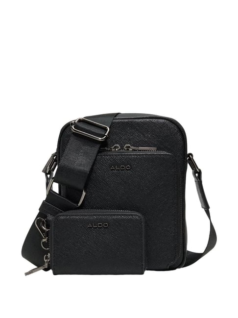 Aldo Other Black Textured Cross Body Bag-image-41