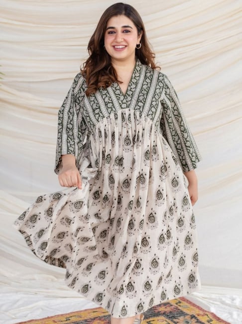 casual beach wedding dresses second marriage Buy Sanganeri Dresses Online|Summer Cotton Dresses|Indian dresses – The  Phoenix Company main image 0