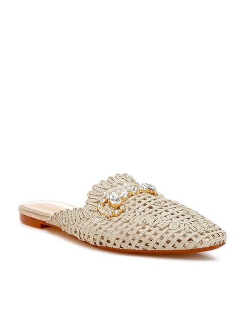 London Rag Women's Beige Mule Shoes-picture-32