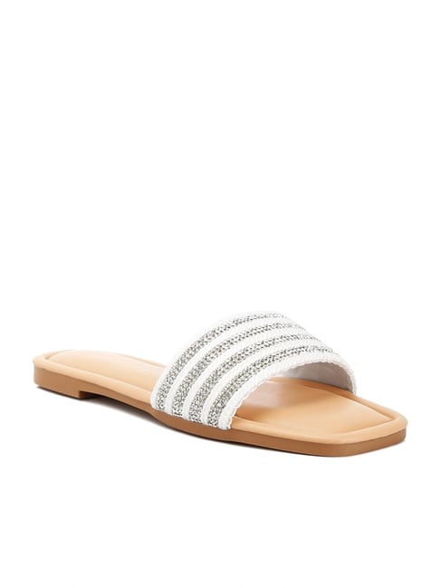 London Rag Women's White Casual Sandals-picture-26
