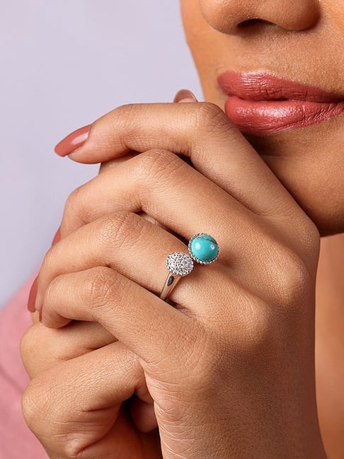 Mia by Tanishq 925 Sterling Silver Ring for Women