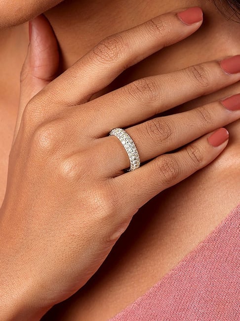 Mia by Tanishq 925 Sterling Silver Ring for Women