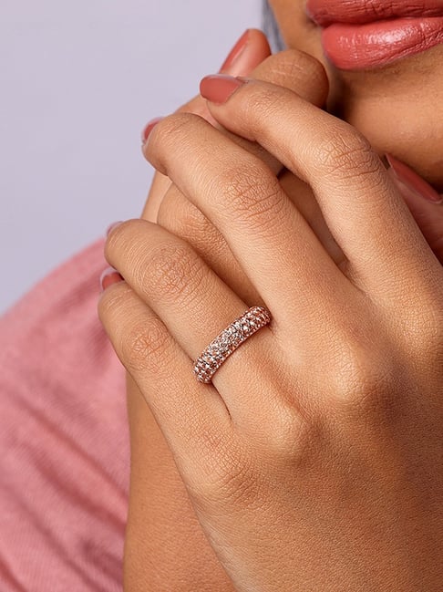 Mia by Tanishq 925 Sterling Silver Ring for Women