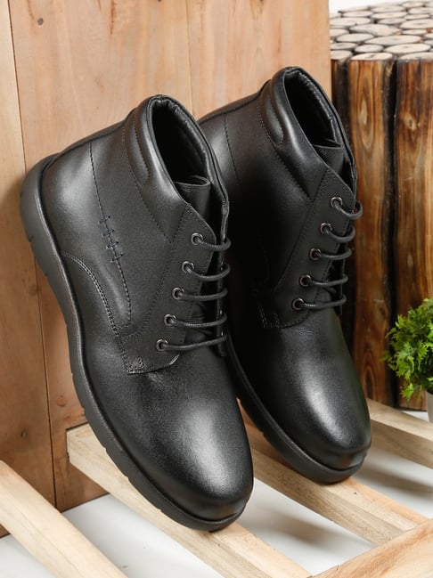 Teakwood Leathers Men Black Formal Shoes-picture-36