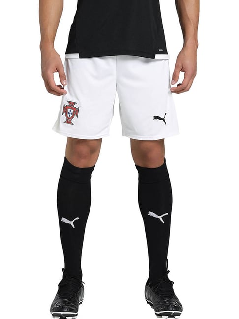 Puma White Portuguese 2025 Regular Fit Football Short