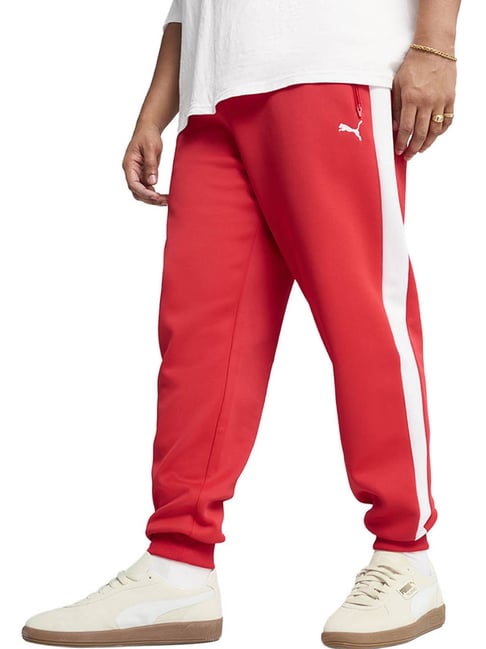 Puma Red T7 Always On Regular Fit Track Pant-image-34