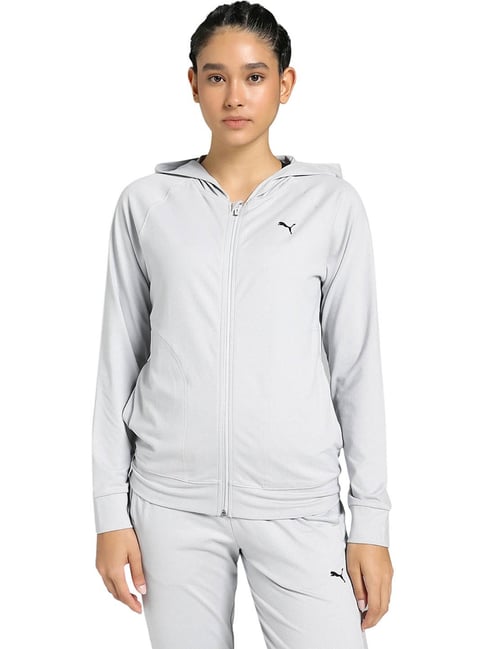 Puma Grey Studio Foundations Regular Fit Jacket