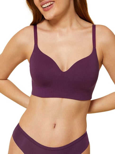 Triumph Purple Cool Comfort P Padded T-Shirt Bra