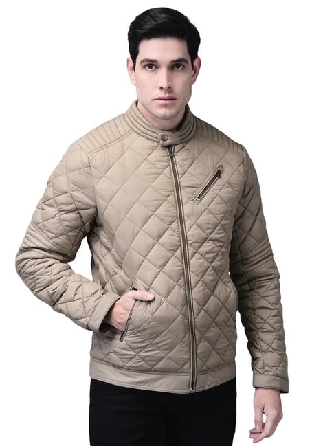 Woodland Beige Regular Fit Jacket