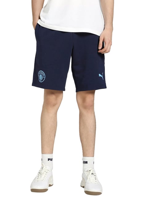 Puma Navy Blue Manchester City 25/26 Football Essential Shorts