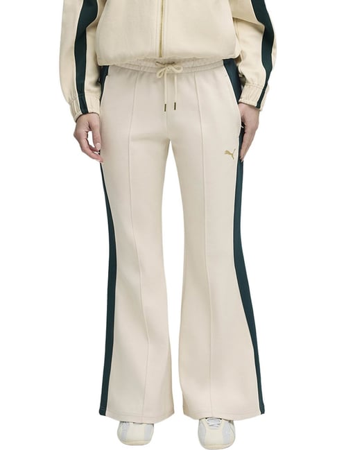 Puma White T7 Family Mid rise Relaxed Fit Pant-picture-28