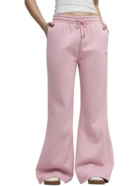 Puma Pink High rise Relaxed Fit Straight Pants-picture-48