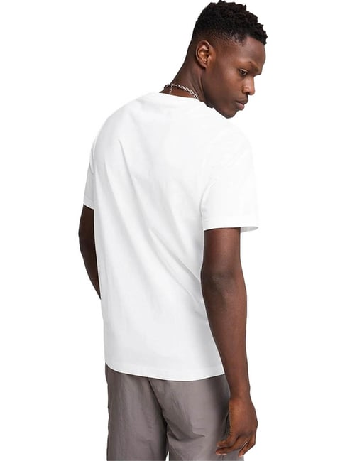 Puma White Wardrobe Essentials Regular Fit T-Shirt