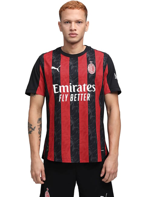 Puma Multicolour AC Milan 25/26 Home Authentic Ultraweave Football Jersey-image-31