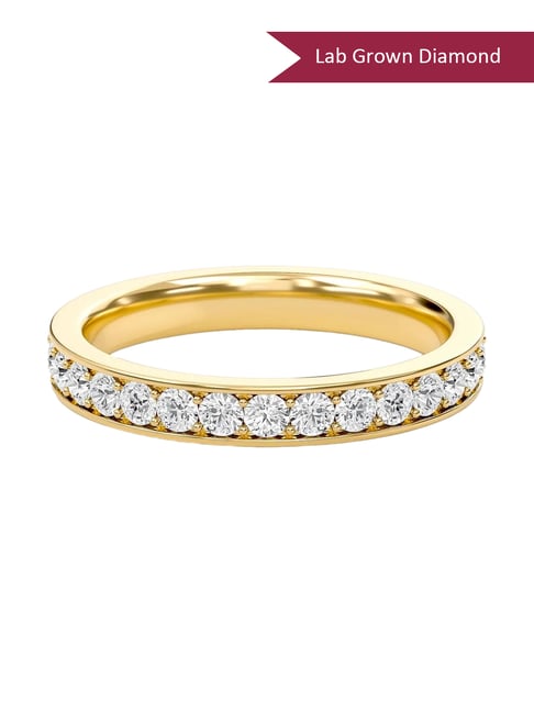 SHINE ETERNAL Lab Grown Diamond 14k (585) Yellow Gold Ring for Women-picture-45