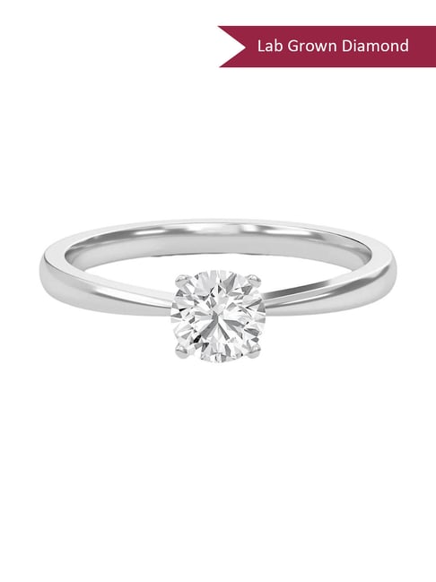 SHINE ETERNAL Lab Grown Diamond 14k (585) White Gold Ring for Women-picture-13