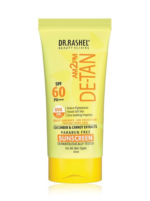 DR.RASHEL Beauty Elixirs AM 2 PM De Tan Sunscreen Spf 60 PA+++ - 50 ml-picture-26