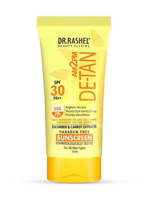 DR.RASHEL Beauty Elixirs AM 2 PM De Tan Sunscreen Spf 30 PA+++ - 50 ml-picture-43