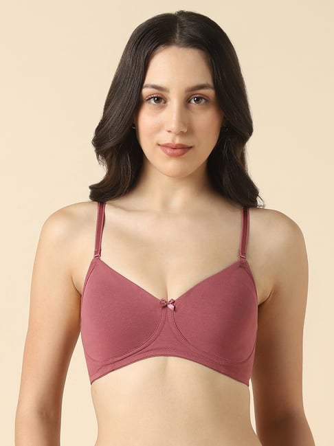 Van Heusen Maroon Cotton Shaper Bra-picture-17