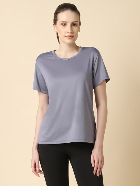 Van Heusen Grey Relaxed Fit T-Shirt