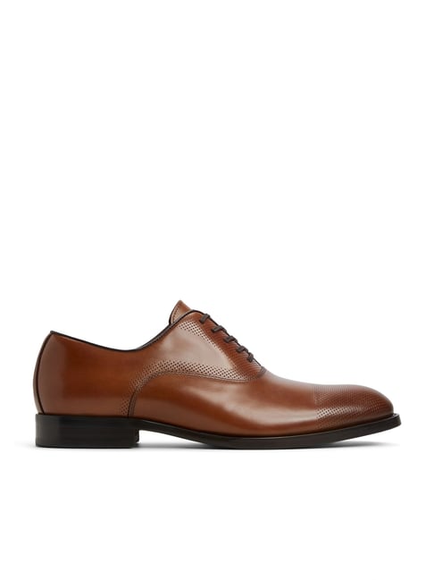 aldo brown dress shoes Braz – Men Cognac Oxford shoe