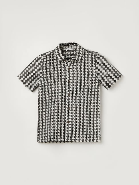 Fame Forever by Lifestyle Boys Black Cotton Shirt-picture-23