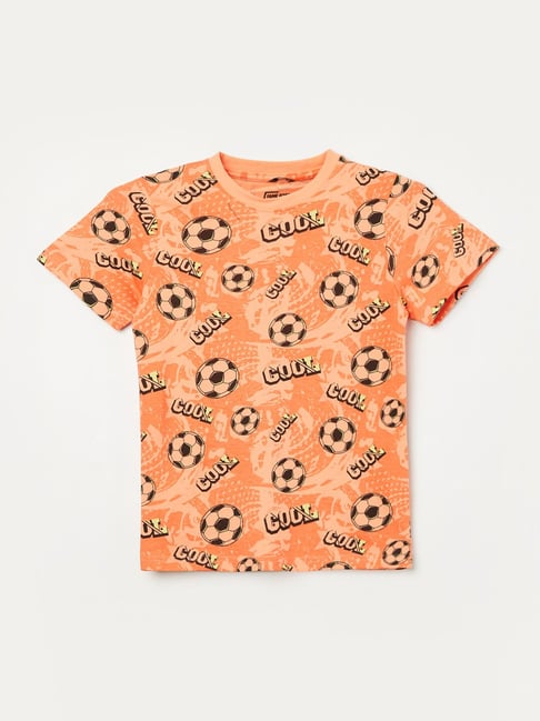 Fame Forever by Lifestyle Boys Light Coral Cotton T-Shirt-picture-27