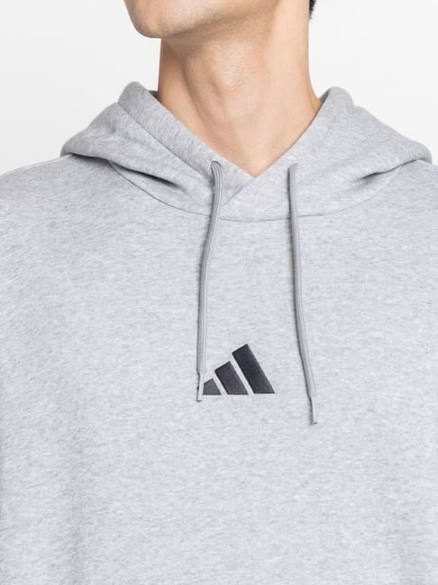 ADIDAS Grey M FEELCOZY Regular Fit Hoodie