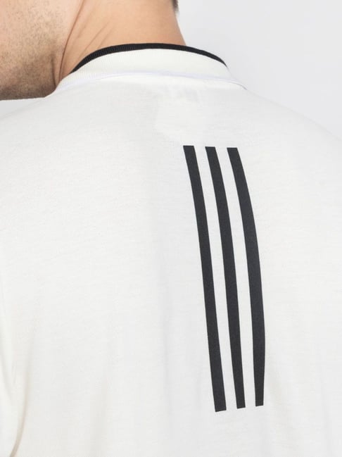 ADIDAS White ESS Core Regular Fit Polo T-Shirt