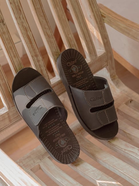 Chips Men's Brown Casual Sandals