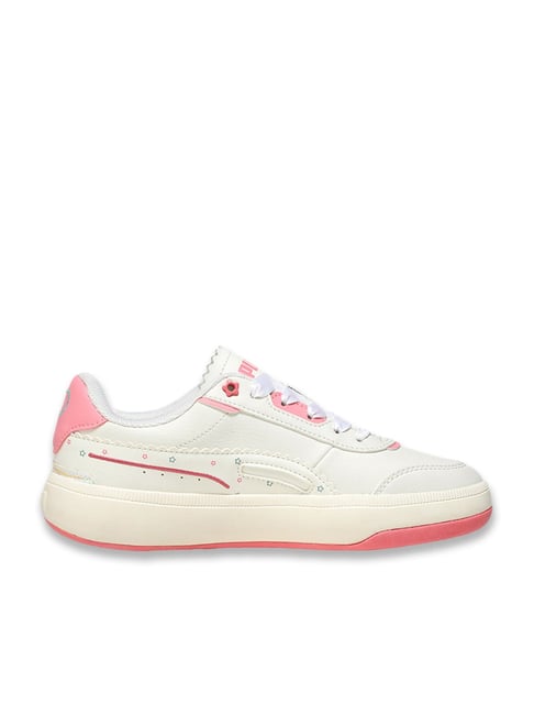 Puma Girls Warm White, Pinkscape Light Moss Tori Pixie Fona JR Sneakers