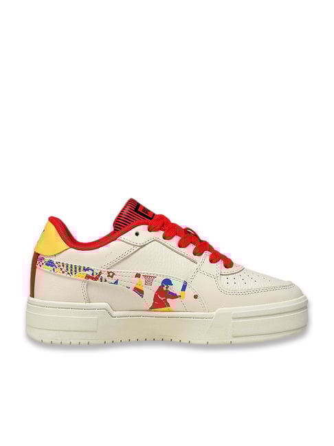 Puma Kids Unisex Alpine Snow, Red & Team Royal CA Pro Curious Explorer Sneakers-picture-32