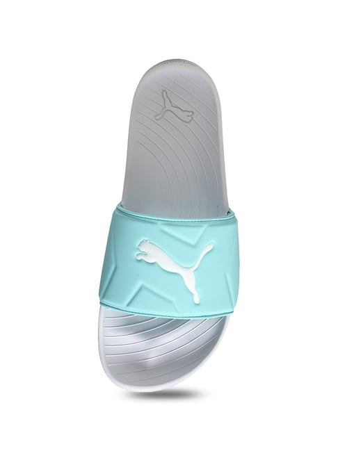 Buy Puma Women's White, Safe Lake Aqua SoftridePro Leadpuff
