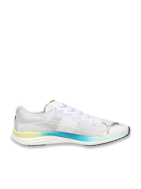 Puma Men's White Mint Melt Propio NITRO Running Shoes