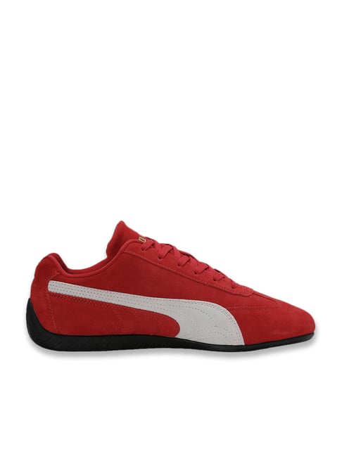 Puma Unisex Red & White Speedcat OG Sneakers-picture-32