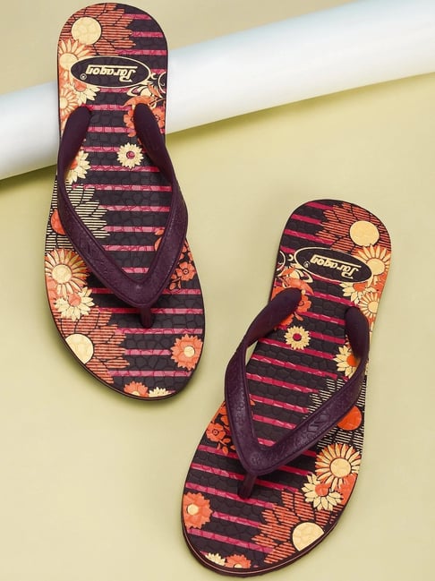 Paragon Women's Purple Flip Flops-picture-19