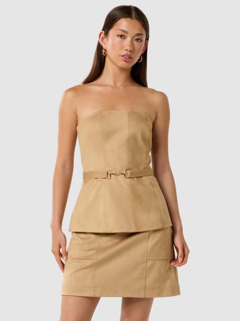 forever new Avery Vegan Suede Bustier Top-picture-22