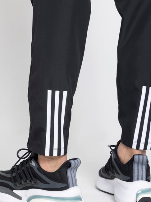 ADIDAS Black RUNNING 3S M Regular Fit Track Pants