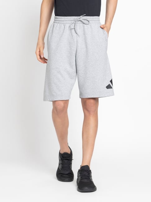 ADIDAS Grey M MH BOSS Regular Fit Shorts