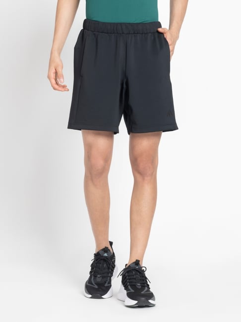 ADIDAS Black YOGA ADISOFT Regular Fit Shorts-image-28
